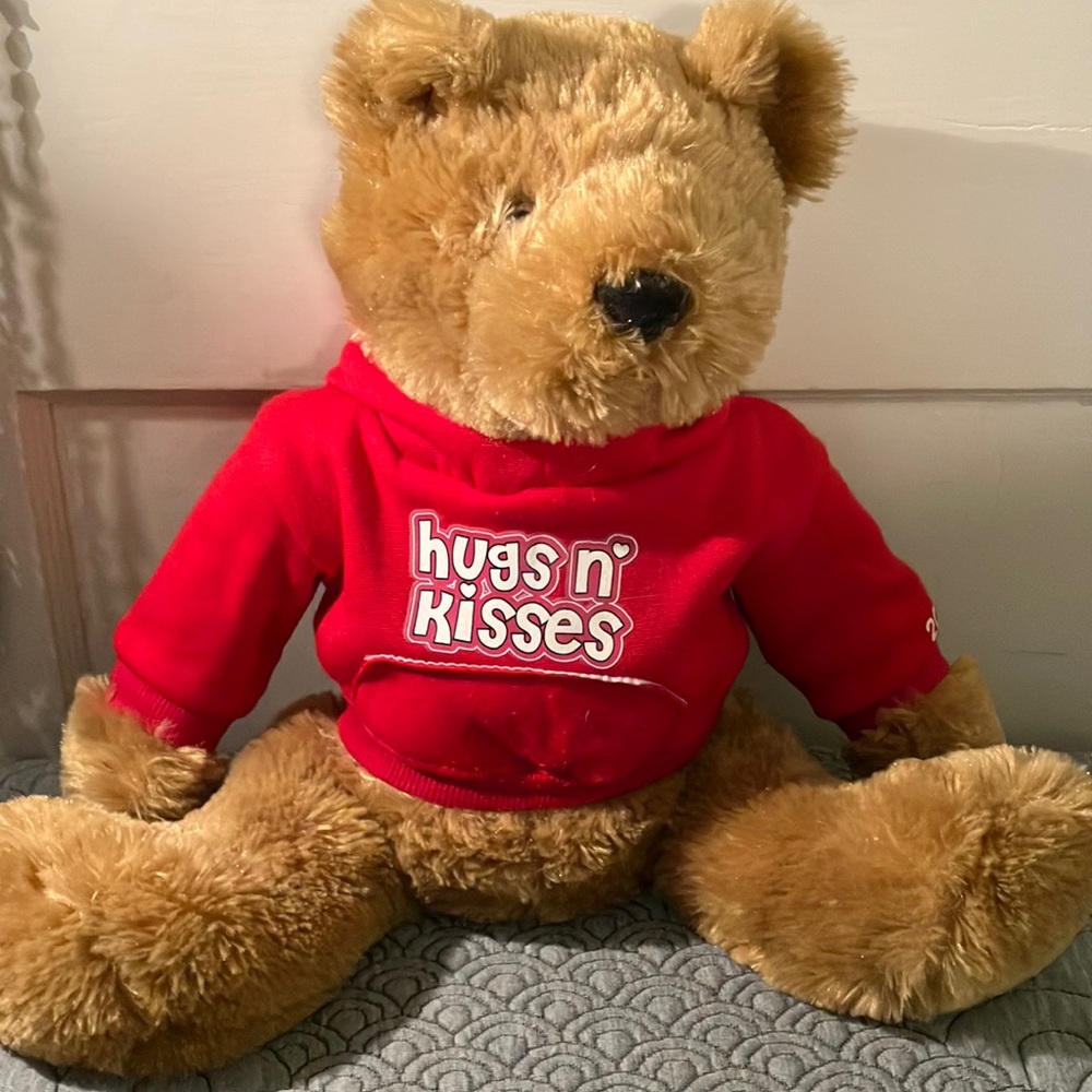 Hugs & Kisses 12” collectible Bear.Adorable